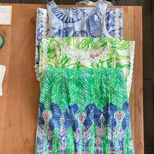 3 Lilly Pulitzer shift dresses. See photos for sizes. Listing is for 3 dresses.